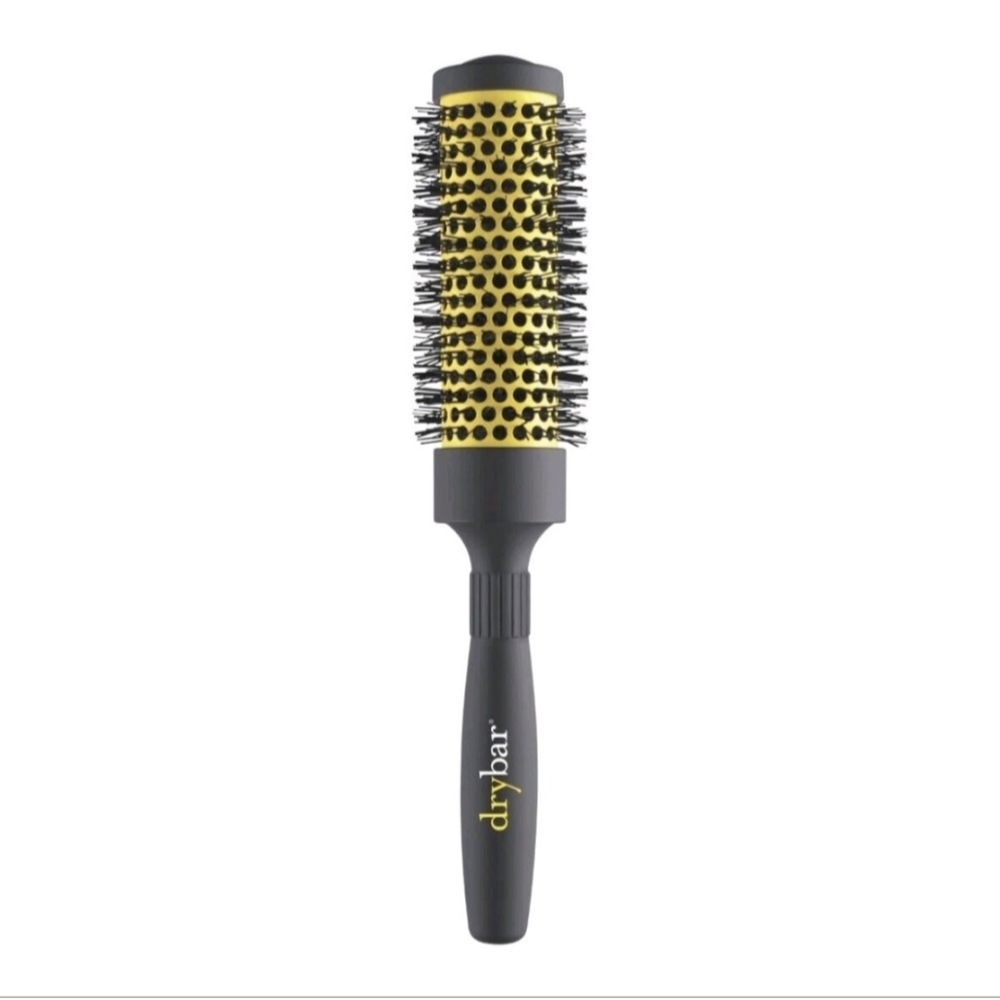 Drybar “Half Pint” Small Round Ceramic Brush 1.75" Yellow Adds Curls & Waves